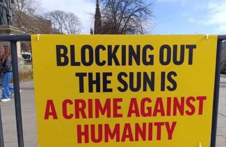 “Blocking out the Sun is a crime againts humanity!”
