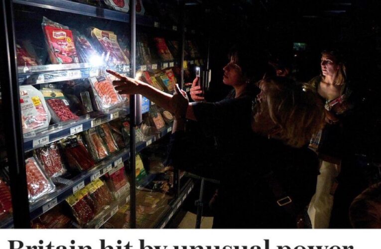 The UK was hit by unusual power activity!