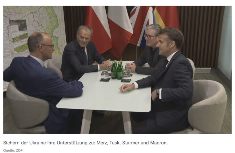 Starmer, Macron, Merz and Tusk will travel to Ukraine