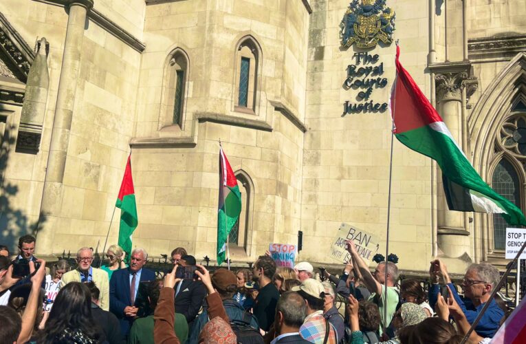 UK Government is being taken to court over arms sales to Israel.