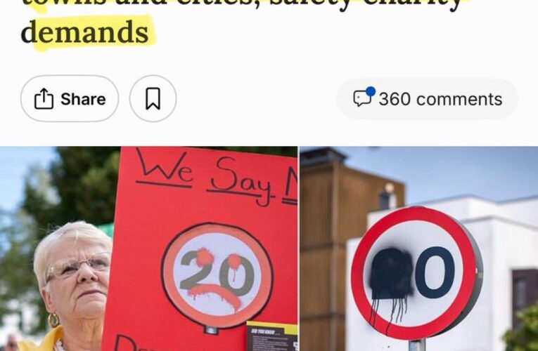 10mph speed limits? You didn’t vote for this!”