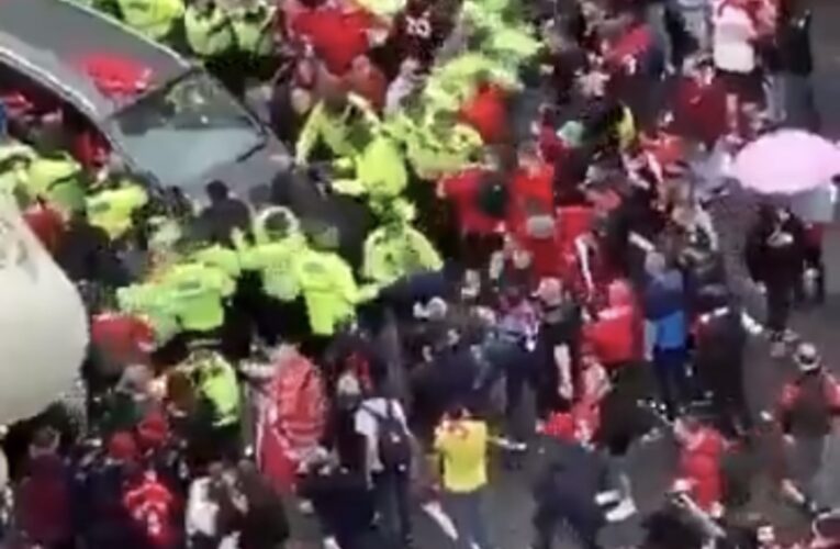BREAKING: A car has rammed through the crowd at a football parade in Liverpool