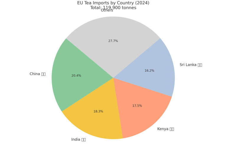 EU Tea Imports Brew Strong Ties with Asia and Africa in 2024 