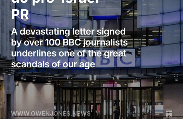 BBC staff: we’re forced to do pro-Israel PR