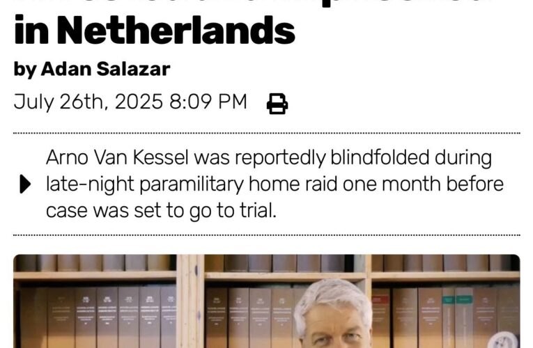 Dutch lawyer arrested in paramilitary raid for suing global elites over COVID Vaccine Injuries