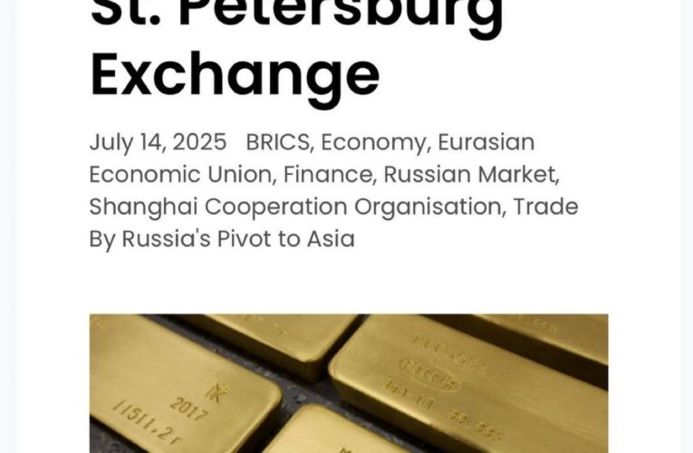 Russia to launch Independent Gold Exchange, challenging London’s financial hegemony