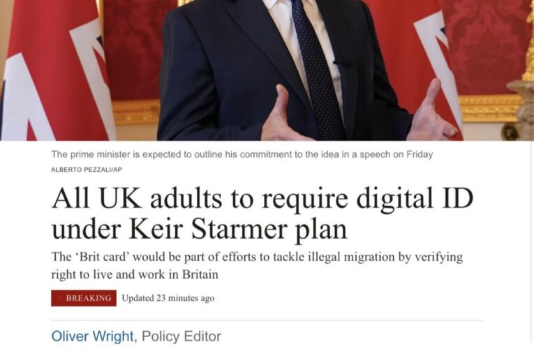 Mandatory digital ID system for all UK adults