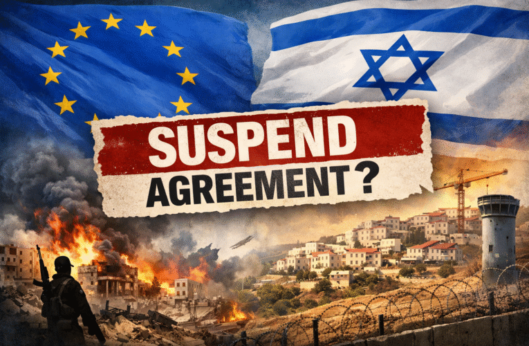 Over 350 former EU officials call for suspension of EU–Israel Agreement in open letter