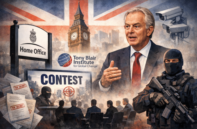 UK Home Office Held Four Meetings with Tony Blair Institute on Counter-Terrorism Policy