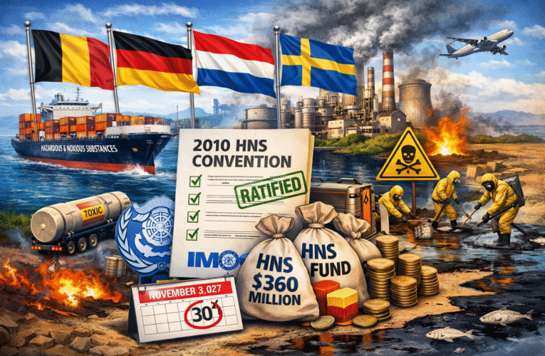 Hazardous Cargo Treaty moves closer to entry into force after new ratifications