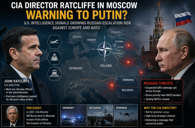 CIA Director Ratcliffe’s Moscow Trip May Have Carried a Warning to Putin Over Russian Escalation