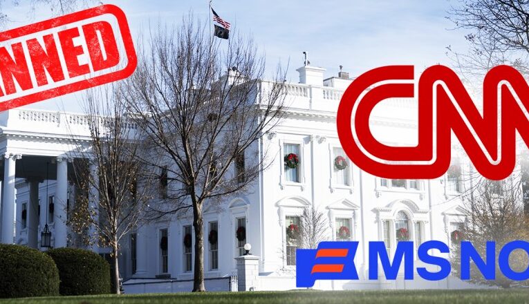 Trump Bans CNN, MS NOW and Politico From White House, Threatens More Media Restrictions