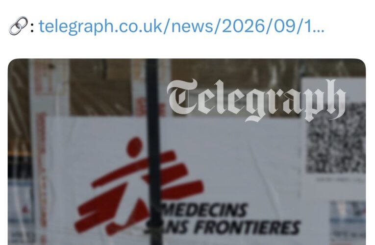 UK Lawyers for Israel urges Home Secretary to proscribe Doctors Without Borders over alleged ‘terror links’